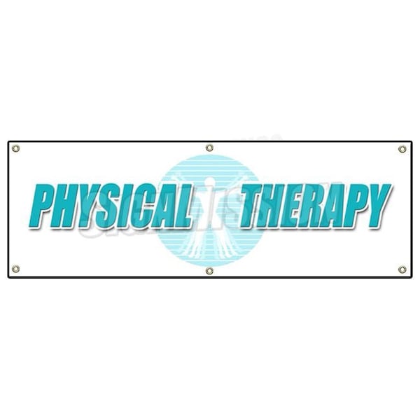 Signmission PHYSICAL THERAPY BANNER SIGN therapist signs PT massage rehab rehabilitation B-72 Physical Therapy - main